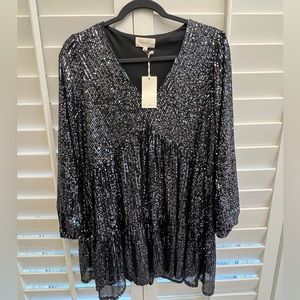 Mellóday Sparkle Flow Mini Dress
